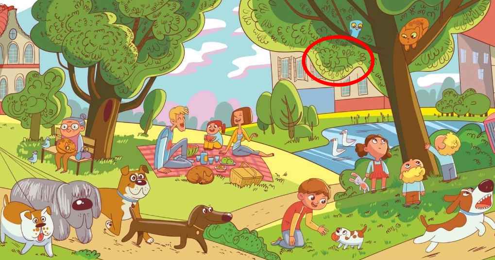 Il s'agit d'une tâche que seules quelques personnes peuvent accomplir : vous devez trouver le lion dans le parc en 6 secondes