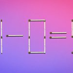 Il suffit de réarranger une allumette pour que l’éqion soit