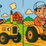 Test de QI : trouvez 3 différences dans les photos de conducteurs de tracteurs en 75 secondes Test de QI : trouvez 3 différences dans les photos